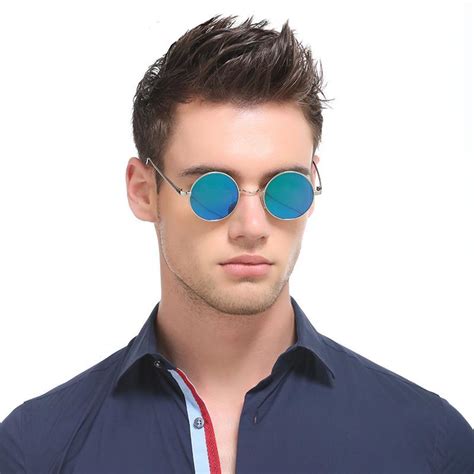 mens designer round sunglasses|designer sunglasses for men round.